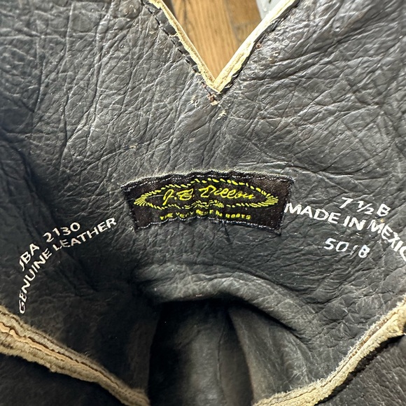 **SOLD**J.B. Dillon Women’s Western Boots – Size 7.5B – Distressed Brown Leather - Picture 7 of 7